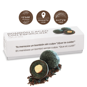 Pack de Bienestar: 30 dosis de espirulina fresca ecológica + caja de bombones saludables